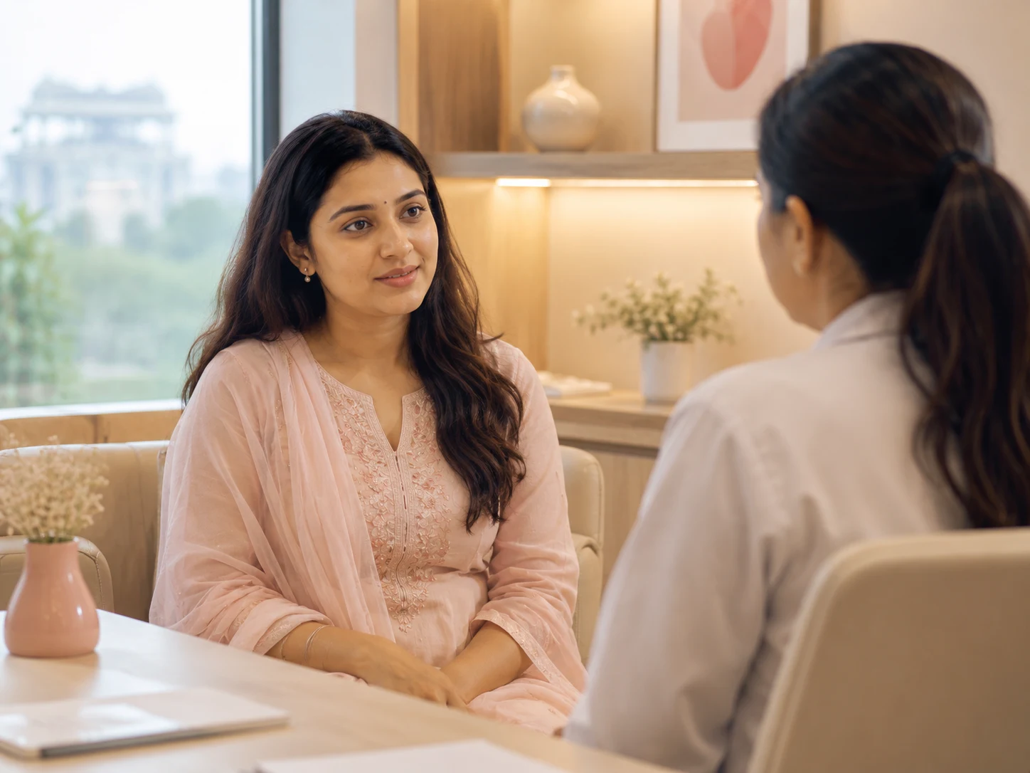 Doctor explaining results to a patient